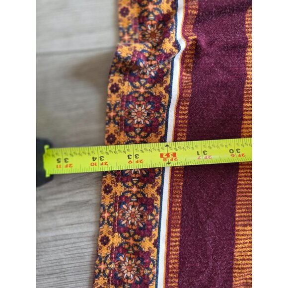 Ruby Rd. Multicolor Paisley Tunic Top With Beaded Neckline L - Picture 6 of 7